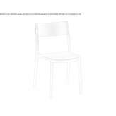 Technopolymer chair Sykourio