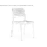 Stackable garden chair Drap