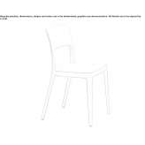 Stackable polypropylene chair Tilff