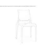 Stackable polypropylene chair Cucuteni