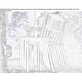 Aluminum garden chair with stackable armrests Gorbatov