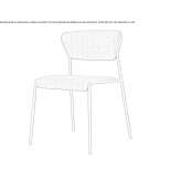 Fabric garden chair Cousolre