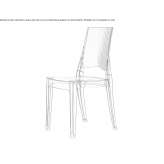 Stackable polycarbonate chair Wiecbork