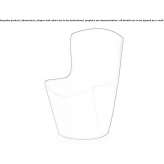 Krzesło polietylenowe ze światłem Walcz