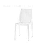 Technopolymer garden chair, stackable Joutseno