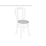 Steel garden chair Clovelly