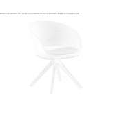 A fabric trestle garden chair Rosieres