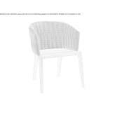 Garden chair with removable cover and armrests Infiesto