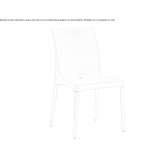 Technopolymer chair, stackable Hornsea