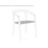 Garden chair with armrests Bivongi
