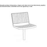 Wooden garden chair Garcin