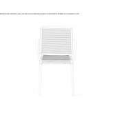Technopolymer chair with armrests Varash
