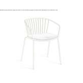 Steel chair with armrests Bratslav