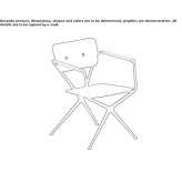 Garden chair with armrests Beuzet