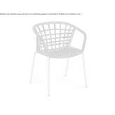 Rope chair with armrests Sarita