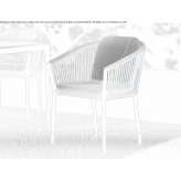 Garden chair with armrests Seliatyn