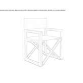 Wooden garden chair Greatham