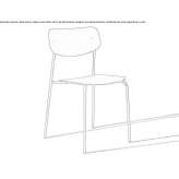 Stackable garden chair Grishino