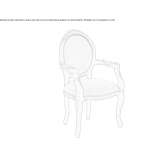 Chair with armrests Chiuro
