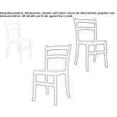 Garden chair with open backrest Greeley
