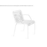 Garden chair with armrests Cassia