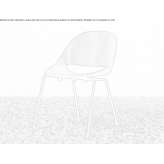Garden chair made of polypropylene, stackable Rodekro