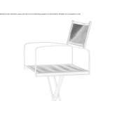 Folding chair in technical fabric with armrests Trebic