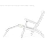 Foldable deckchair with footrest Urracal