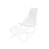 Stainless steel unfolding rope and deckchair Heggenes
