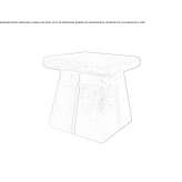 Low concrete stool Legazpia