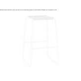 High garden stool made of sailing ropes Heralec