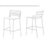 A high, stackable stool Smulti