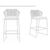 High fabric garden stool Vorbach
