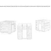 A low, pine garden stool Firmat