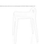 Low stool made of polypropylene Karsin