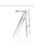 Tall aluminum stool with footrest Iguatu