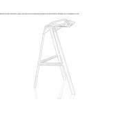 Aluminum stool Grinzens