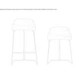 Garden stool made of synthetic material Yorklyn