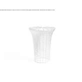 High garden stool made of stainless steel Mokrin