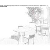Garden stool made of technical fabric Naas
