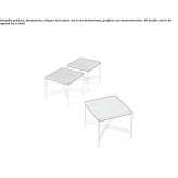 Low fabric garden stool Naas