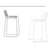 Garden stool made of synthetic fiber Saucillo