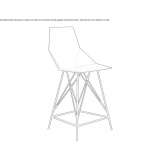 Garden stool made of polypropylene Duinzigt
