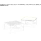 Low fabric garden stool Naas
