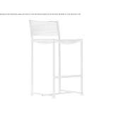 PVC garden stool with backrest Ozzero