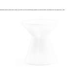 Low garden stool made of polyethylene Tergu