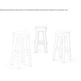 Polyethylene bar stool Paulis