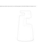 Polyethylene stool, stackable Kelloe
