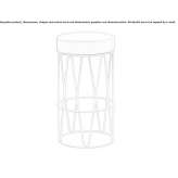 Tall, steel garden stool Grajduri