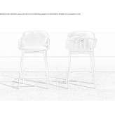 High garden stool Irschen